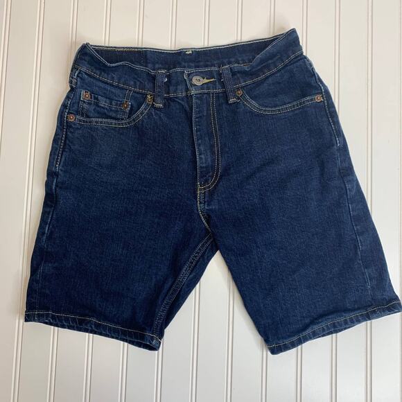 Levi's 569 Dark Fit Bermuda Jean Shorts Sz 29 - Picture 2 of 5